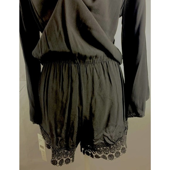 NWT, la blanca resortwear Small black swimsuit romper cover up, NEW Boho - Picture 5 of 10